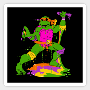 Melting Teenage Mutant Ninja Turtles Magnet